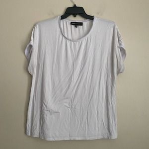 Jason Wu/Eloquii 14/16 White Short Sleeve Top